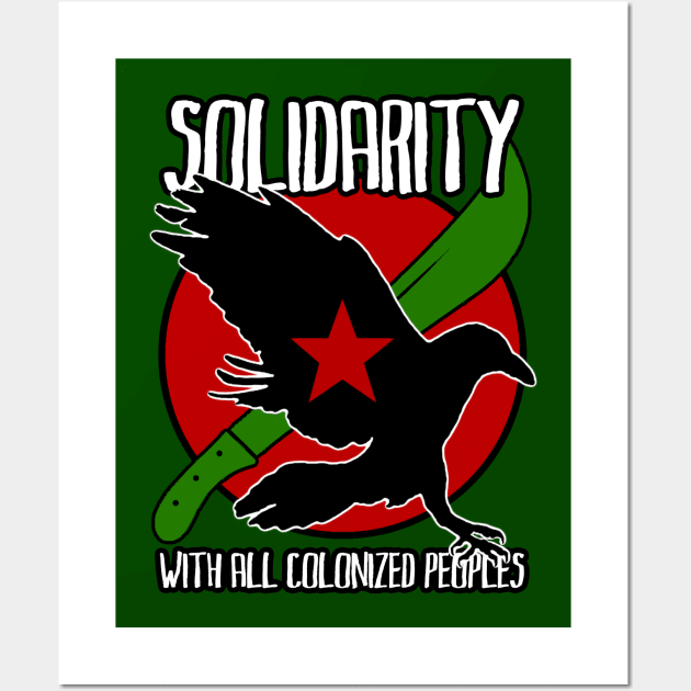 CROW - Colonized Solidarity Wall Art by CROW Store